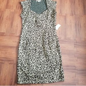 Forever21 leopard animal print dress NWT